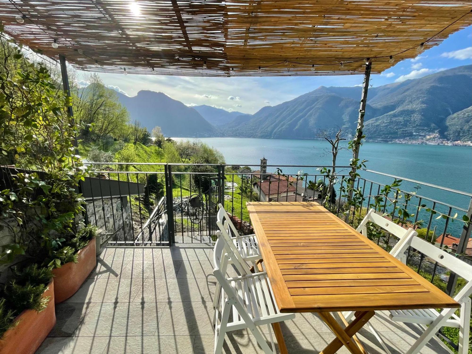 Il Noce Lake View Apartment Лезено Экстерьер фото